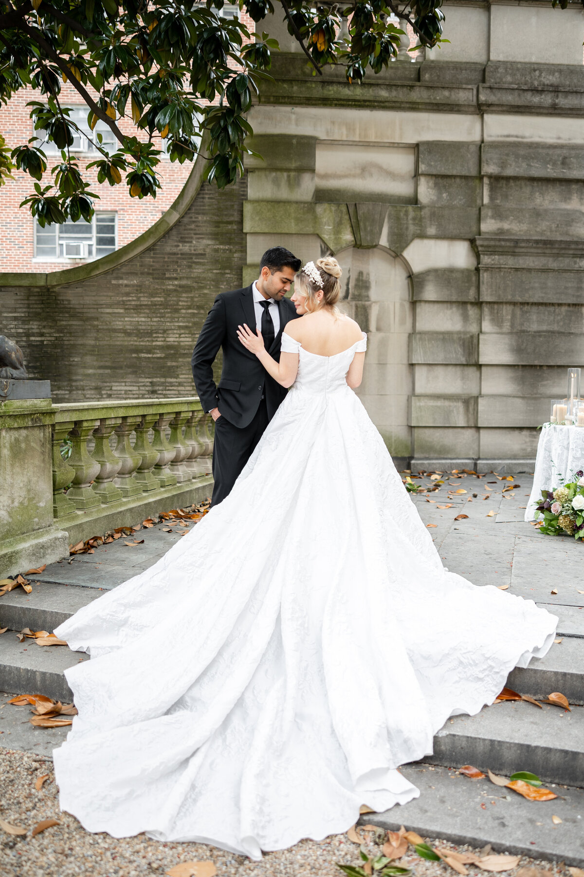 Larz Anderson House Wedding Luxury DC Wedding Day  - Haley Day Photo H+R-187