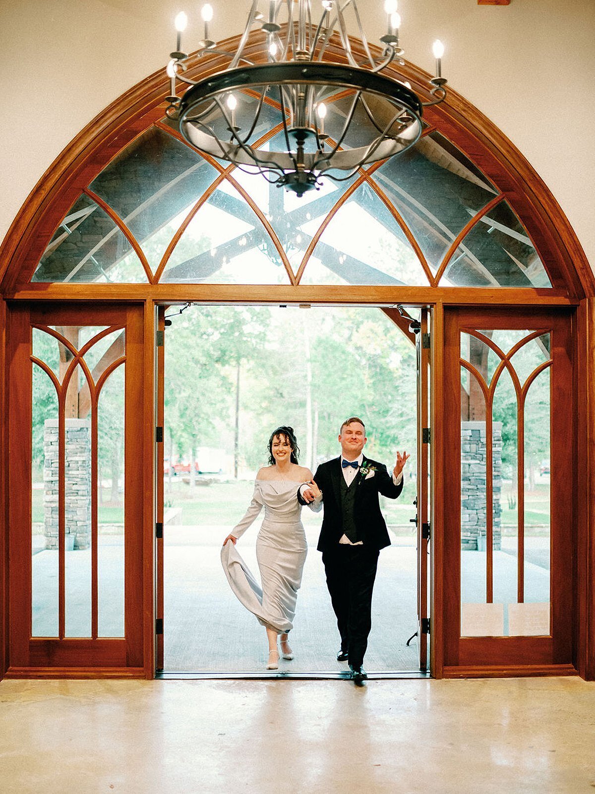 Grand Entrance Idea in Carriage House Wedding Venue