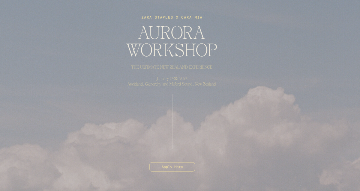 Aurora Workshop New Zealand 2027