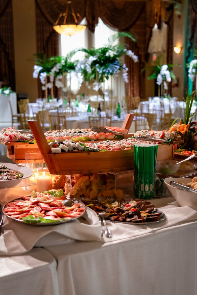 Antipasto Bar at Liuna Castle