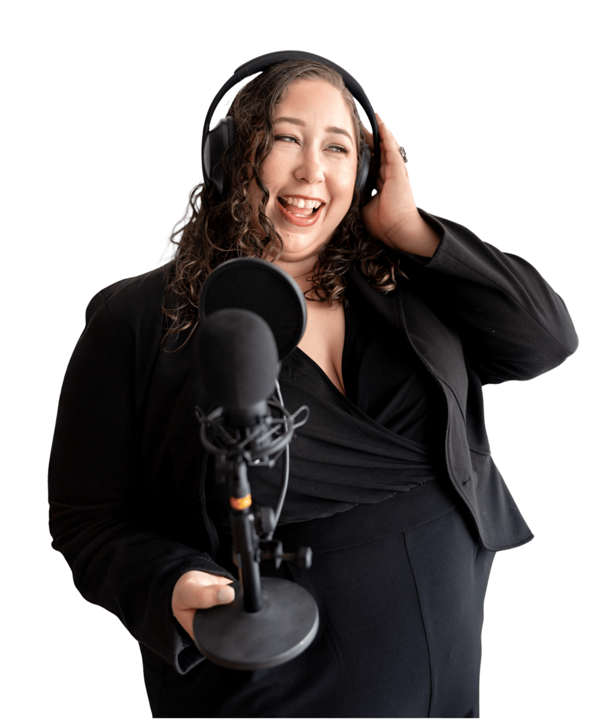 Cutout of Pamela Laughing
