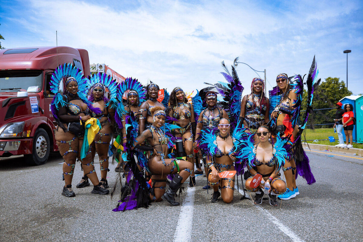 Photos of Masqueraders from Toronto Carnival 2023 - Sunlime Mas Band - Medium Band of The Year 2023-112