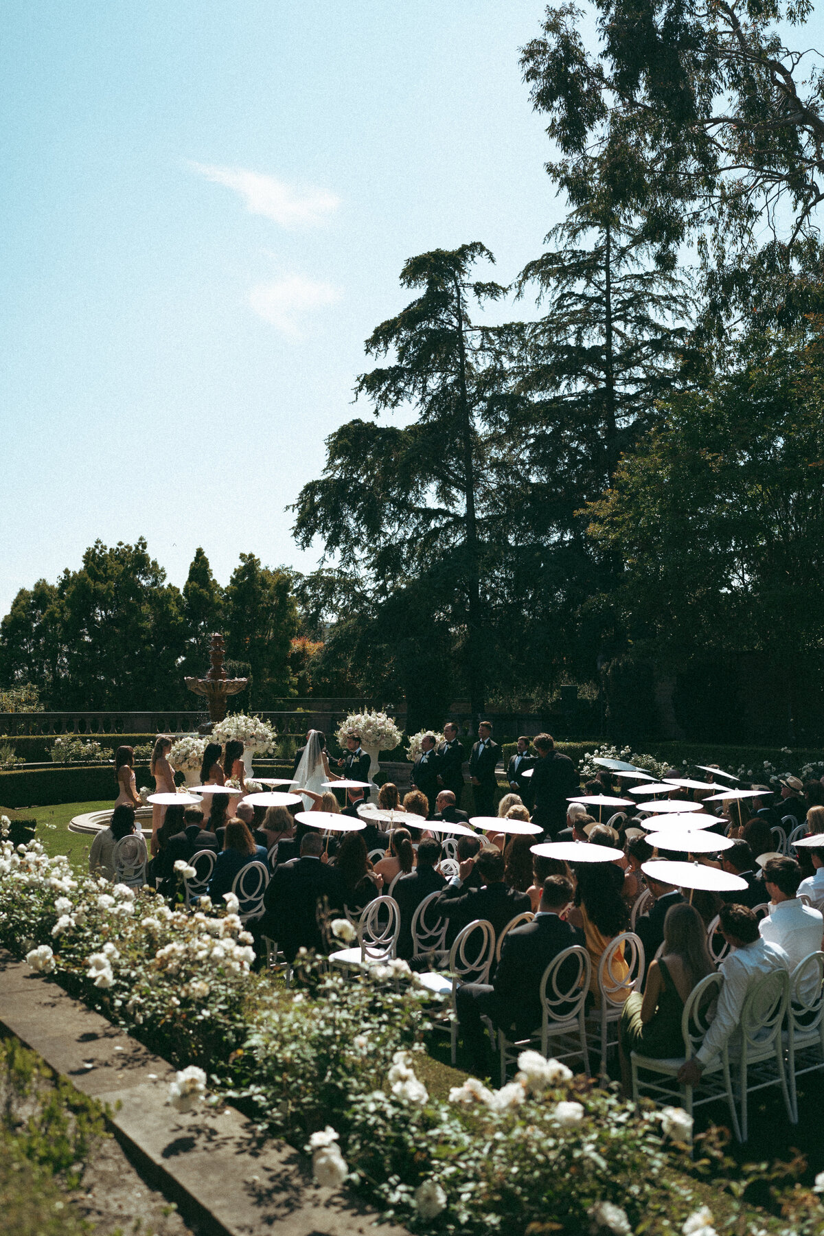 Luxury Beverly Hills California Wedding at Greystone Mansion and Gardens