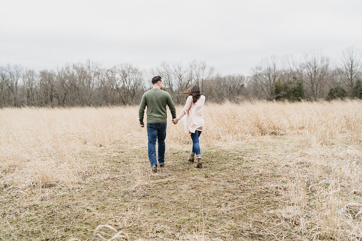 Spring Stony Creek Metro Park engagement photos nestled in the woods of Michigan on a chilly spring afternoon provided by Kari Dawson, top-rated Metro Detroit Wedding photographer, and her team222