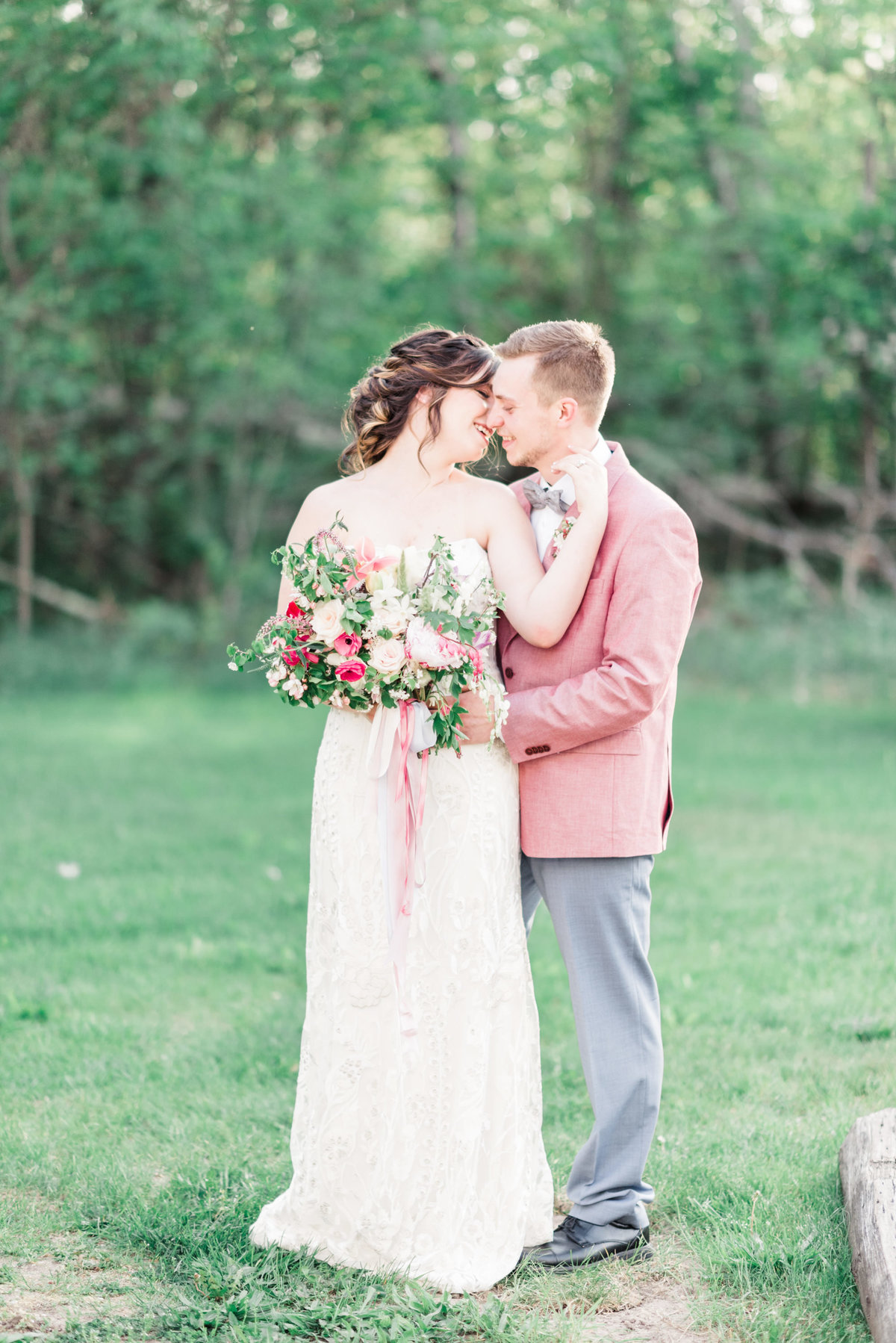 Summer garden traverse city wedding photographer