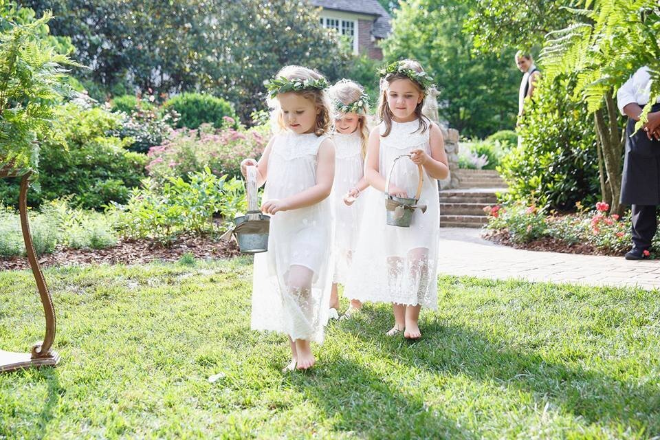 catherine and paul flower girls
