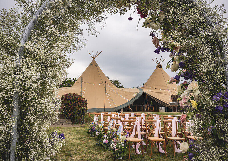 Wedding teepees