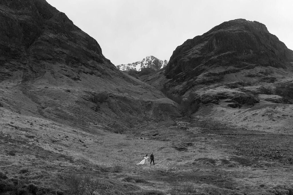 scotland wedding elopement three sisters glencoe