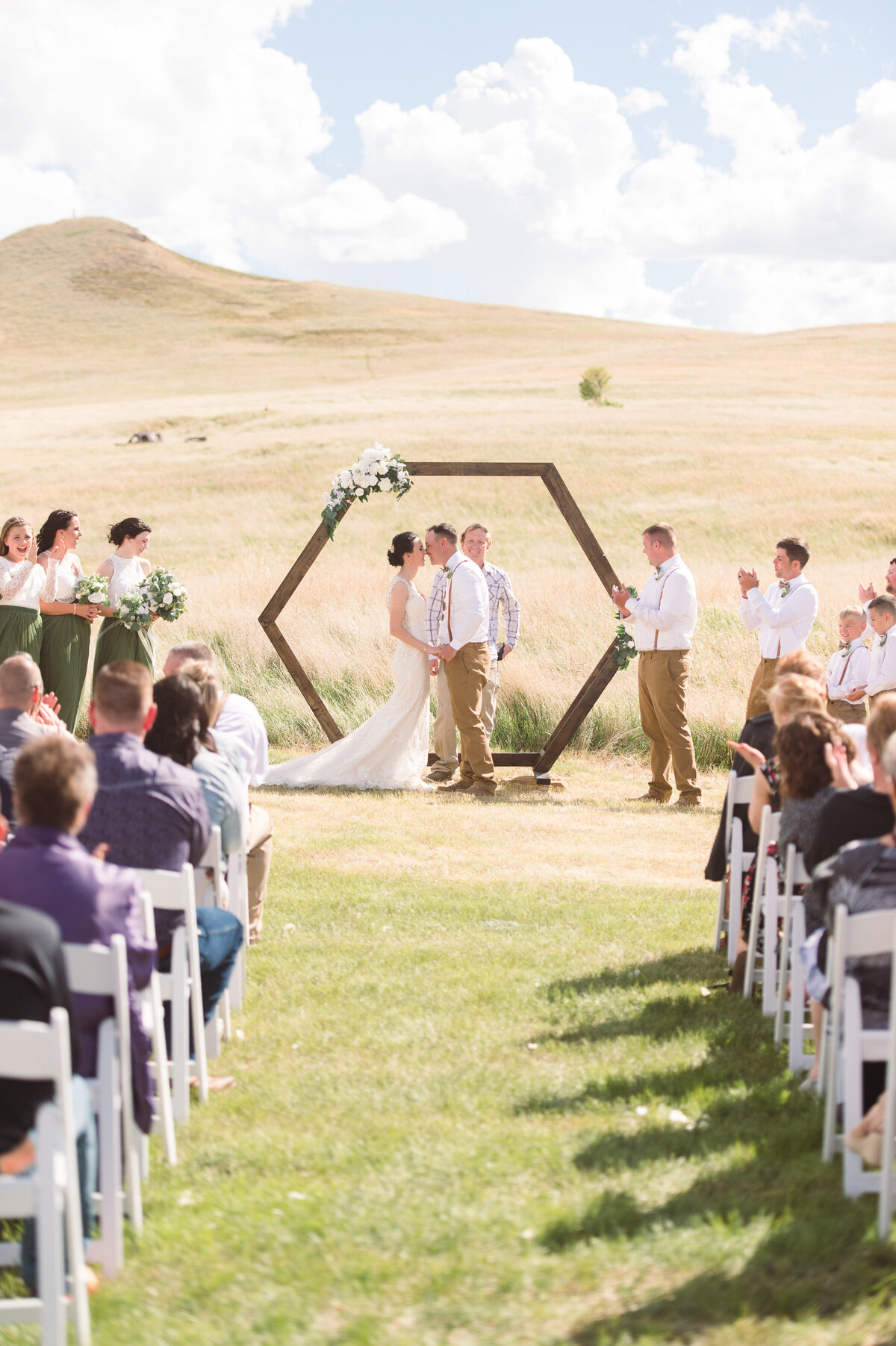 boho backyard wedding decor arch manhattan kansas wedding photographer-10