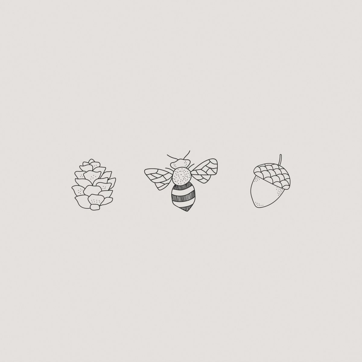 Brand icons for a British Candle Company