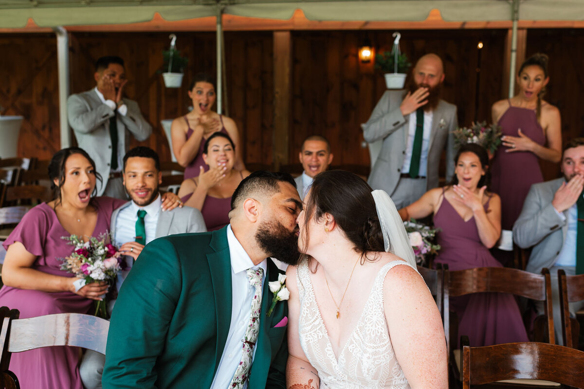 Caity+Karan Patel One Year Vow Renewal, Wedding, Brook Hollow Winery, Columbia NJ, Nichole Tippin Photography-35