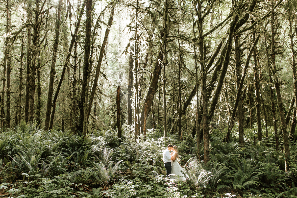 Oregon Forest Fern Elopement | Carly Crawford Photography | Destination Wedding and Couple Photographer-8