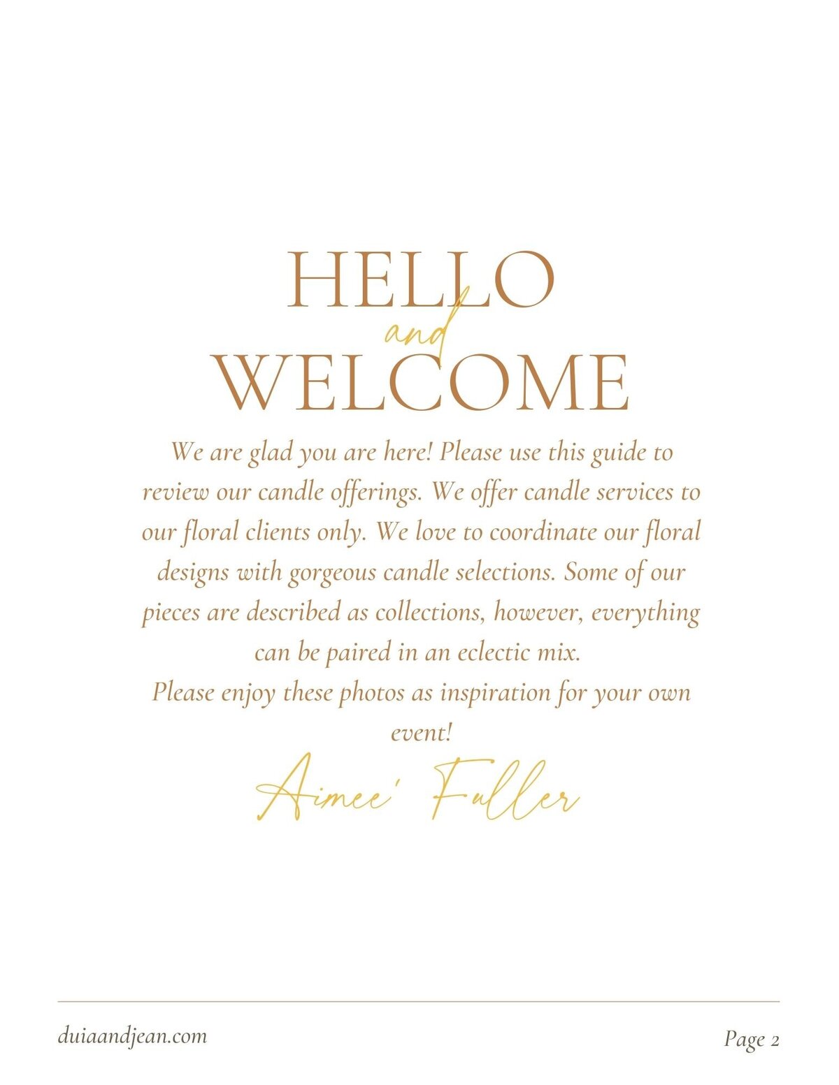 WELCOME 1
