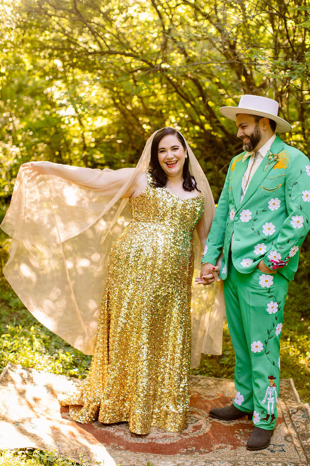 71-glittery-gold-wedding-dress-nudie-suit-wedding-modern-vintage-events