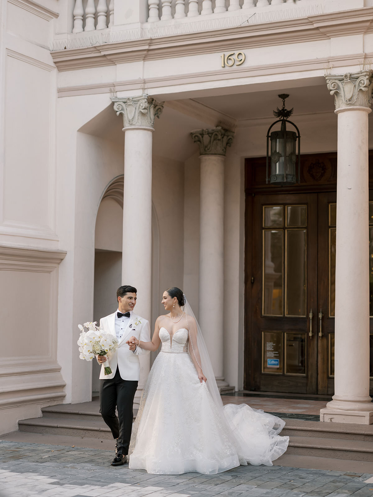 couple-exiting-ceremony-coral-gables-2SA-W