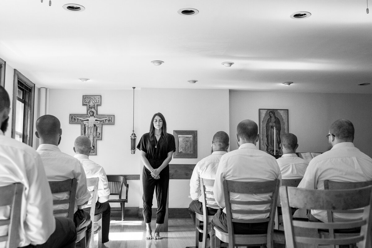 woman teaching