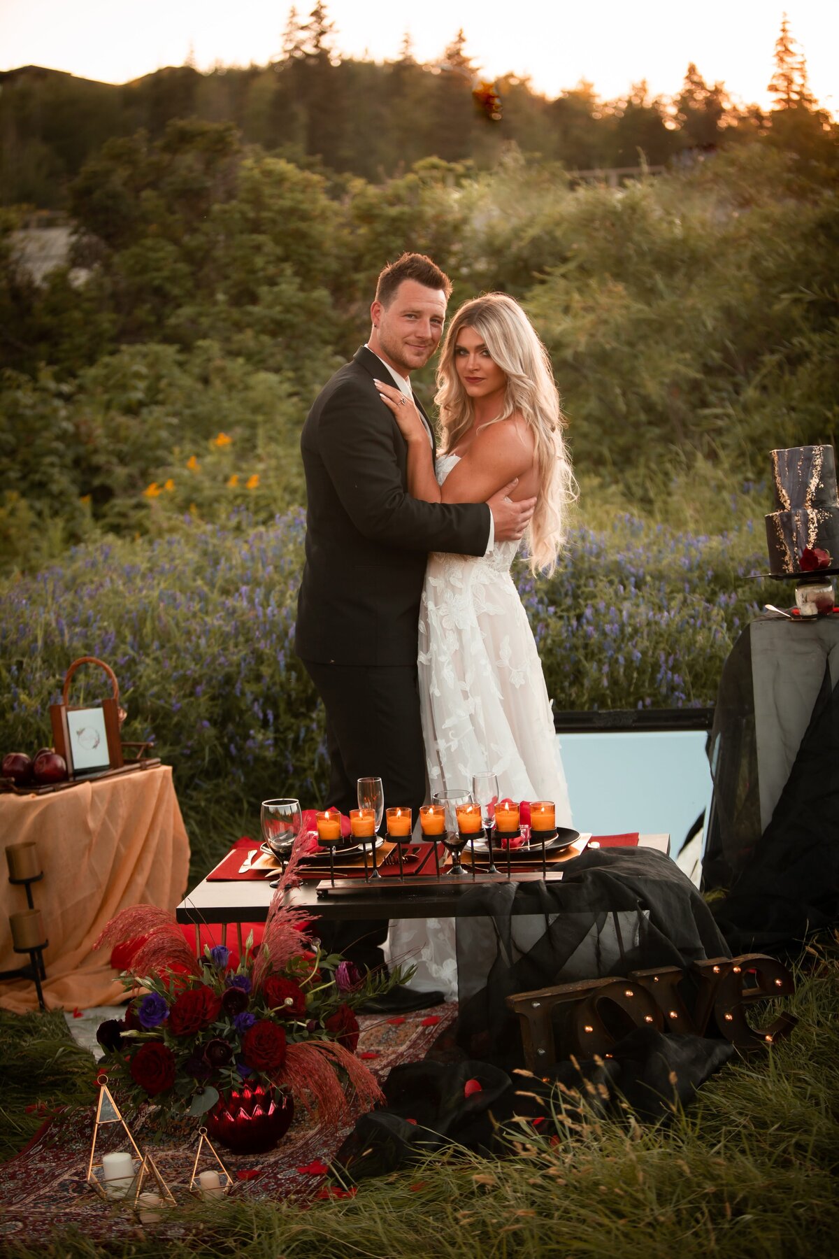 bride and groom