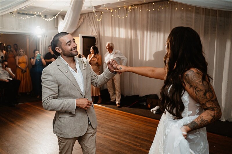 Experience the magic of Tamara & Matt's unforgettable first dance at their reception party! From elegant moves to heartwarming moments, witness their love story unfold on the dance floor.