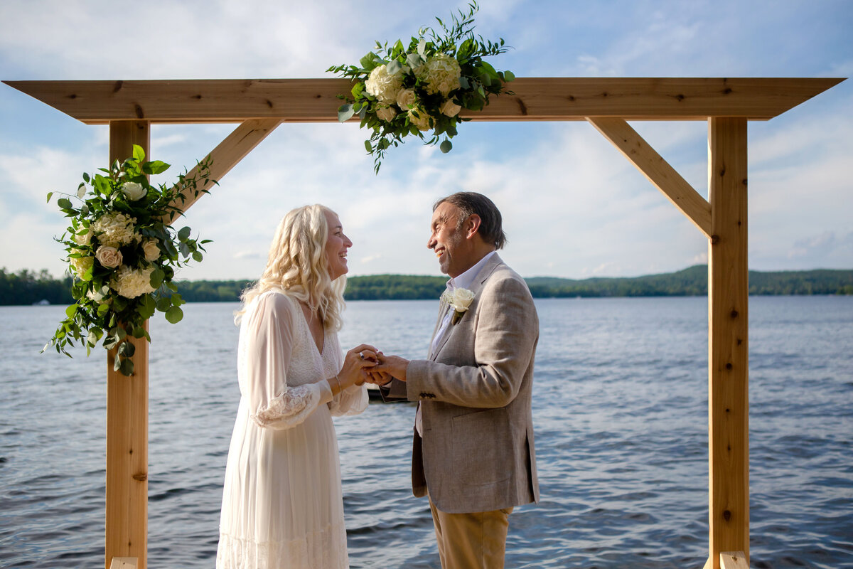 wedding ceremony lake nipissing