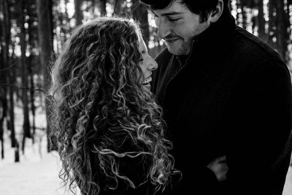 Maine-Wedding-Photographer-Winter-Engagement-Session-Woods-Fells-Reservation-Snow