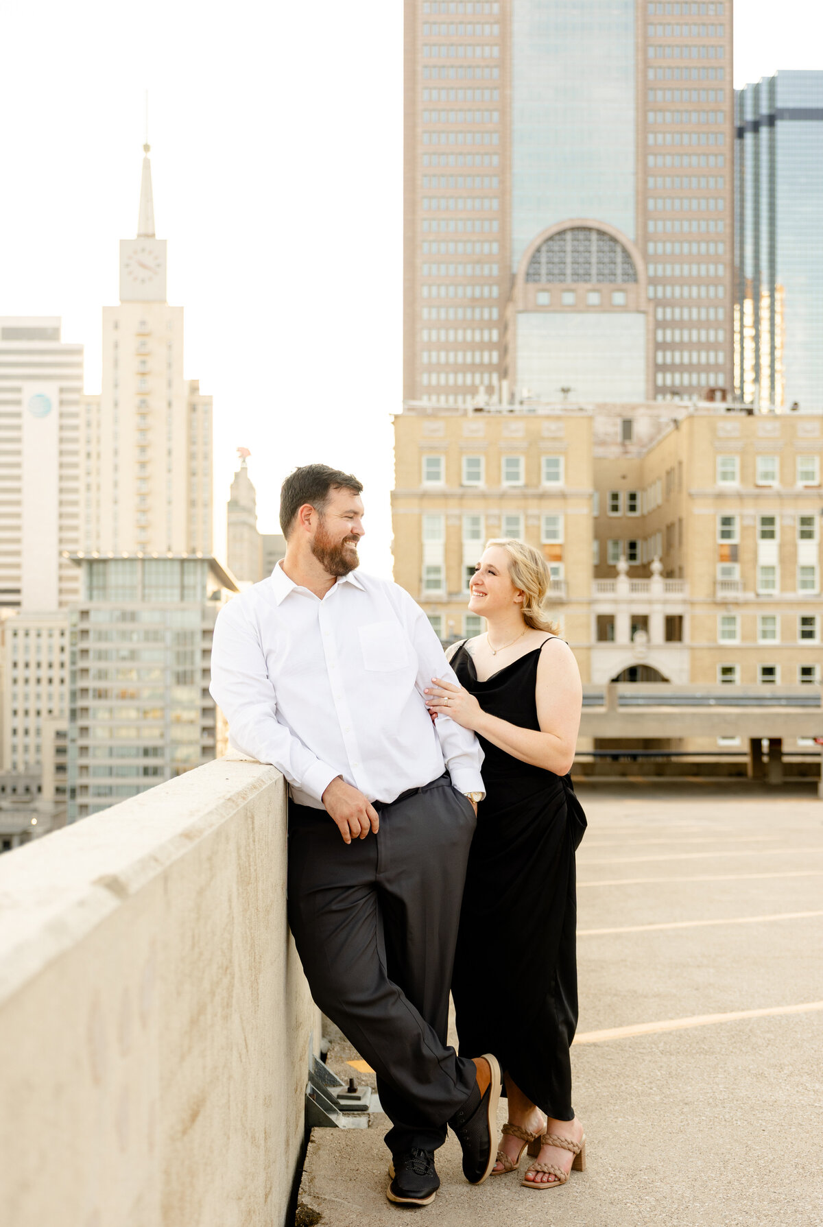 Downton Dallas Engagement Photos