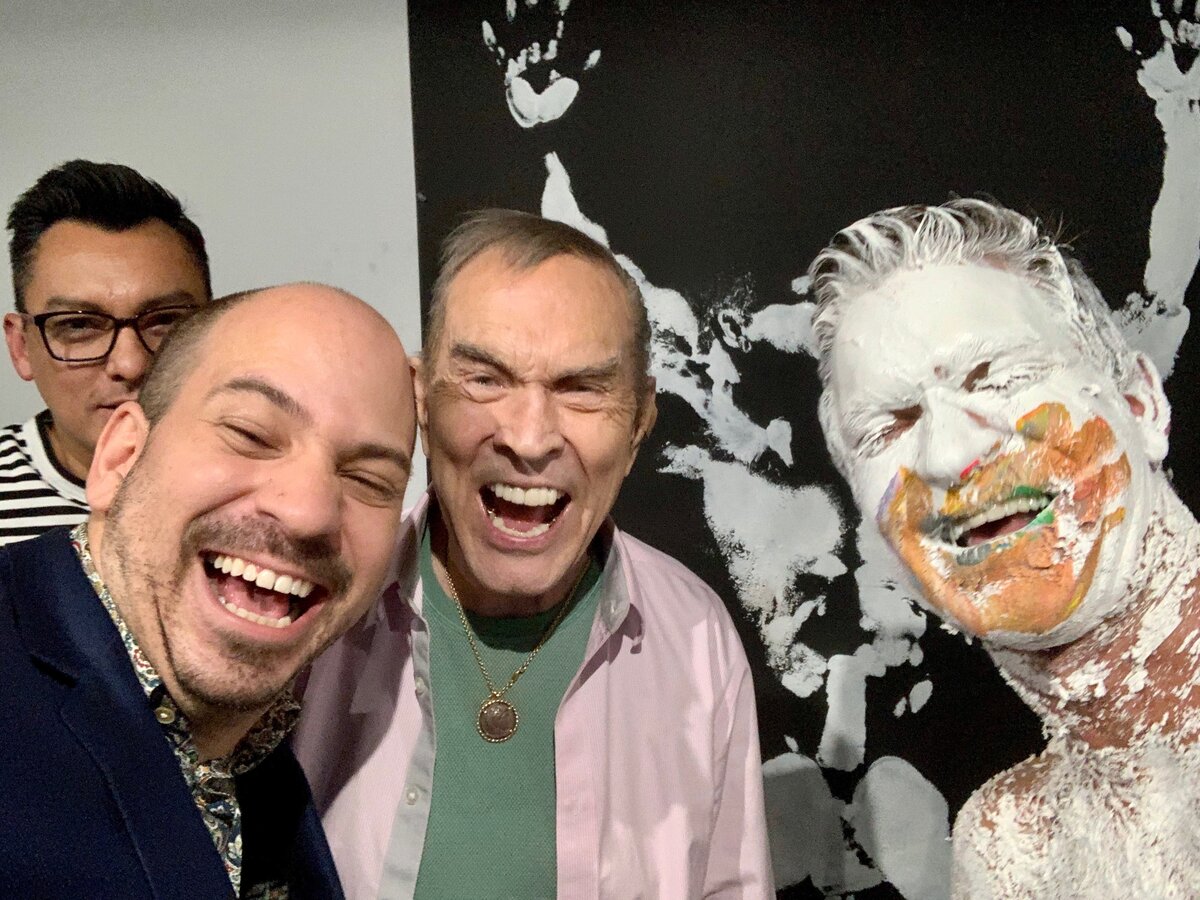 Brent Ray Fraser Charles Leslie And Rocco at The SoHo Project Space NYC - Body Paint Ritual 2020 - 29