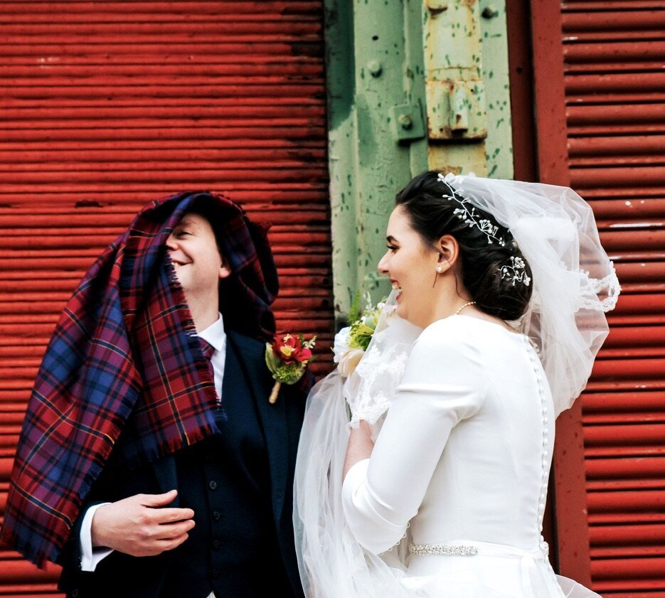 Glasgow wedding day 