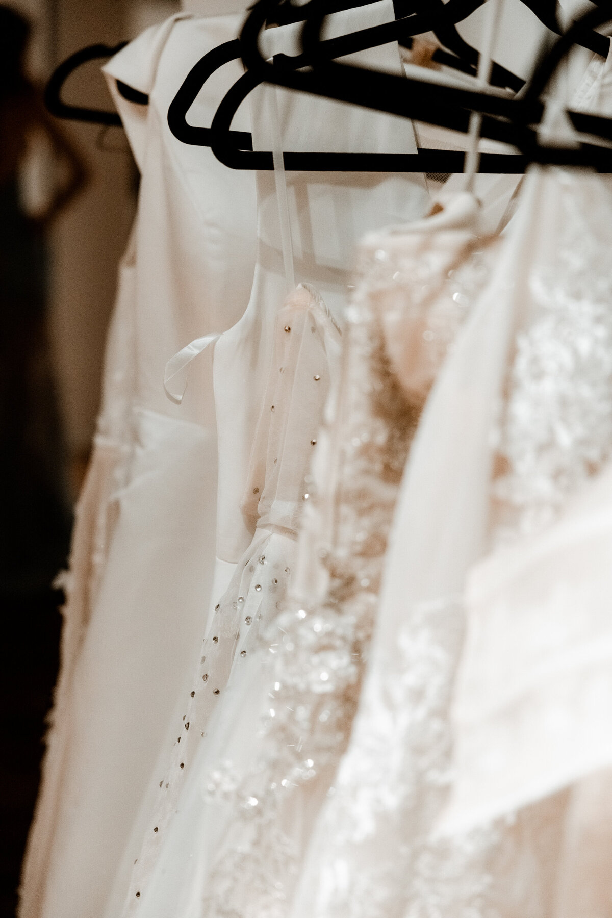 Backstage dresses at Cosmopolitan Fashion Week Fashion Show