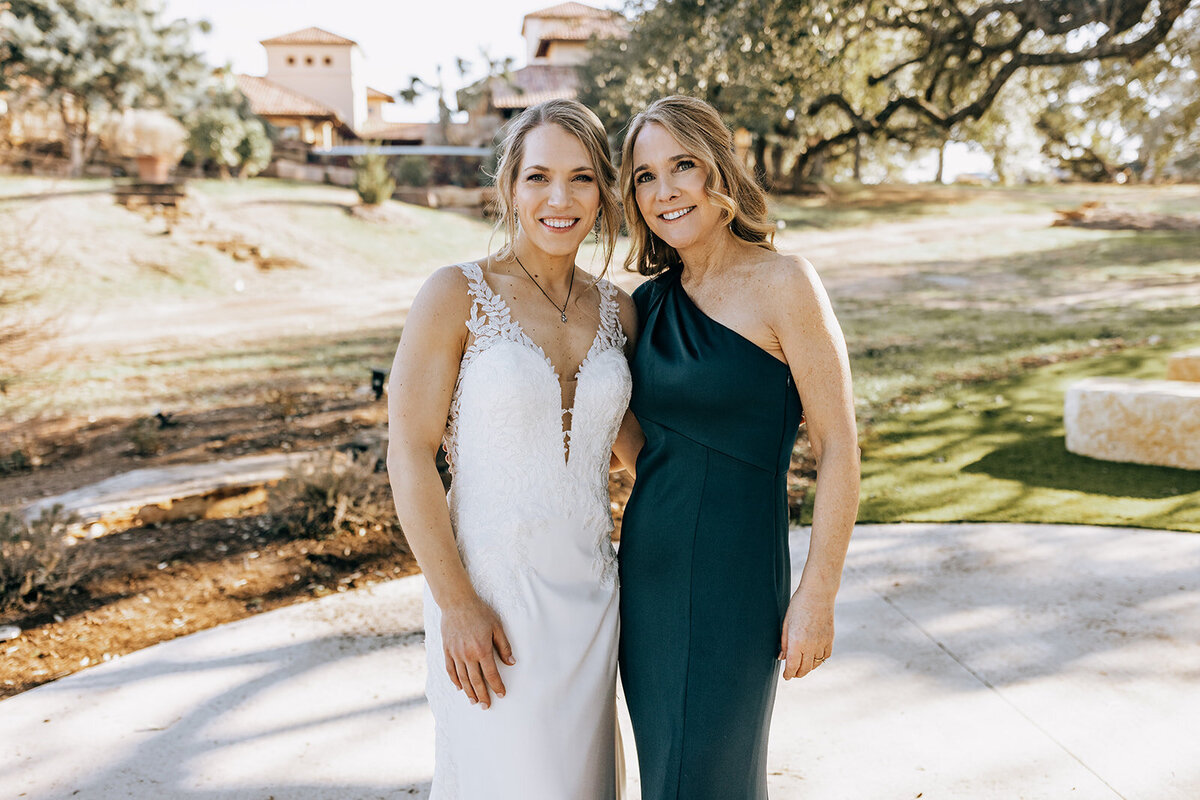 bride with bridesmaid