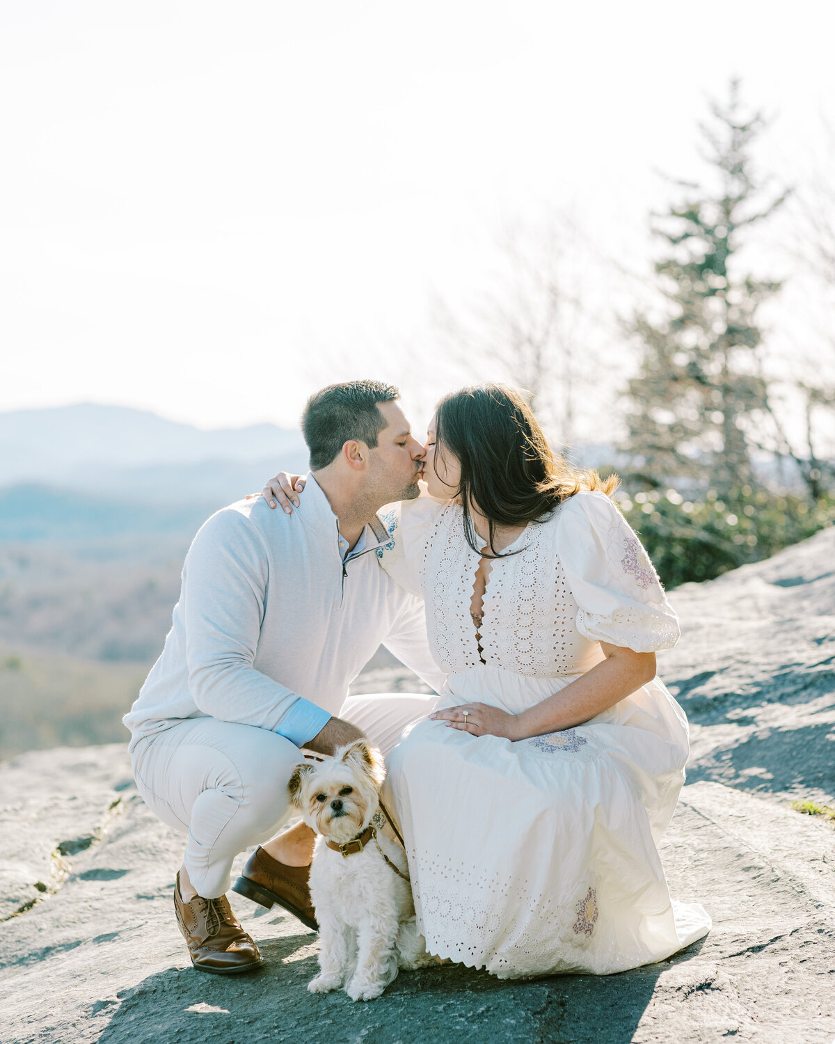 The Fourniers | Grandfather Mountain Engagement-30