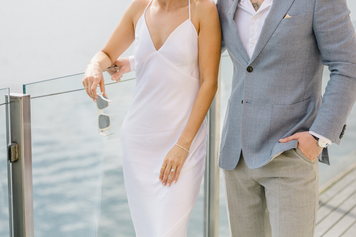 A Glamorous Wedding At The Edgewater Hotel With Pops Of Champagne, Pearls, And Nostalgia-Seattle Bride Real Wedding Submission By Something Minted-2