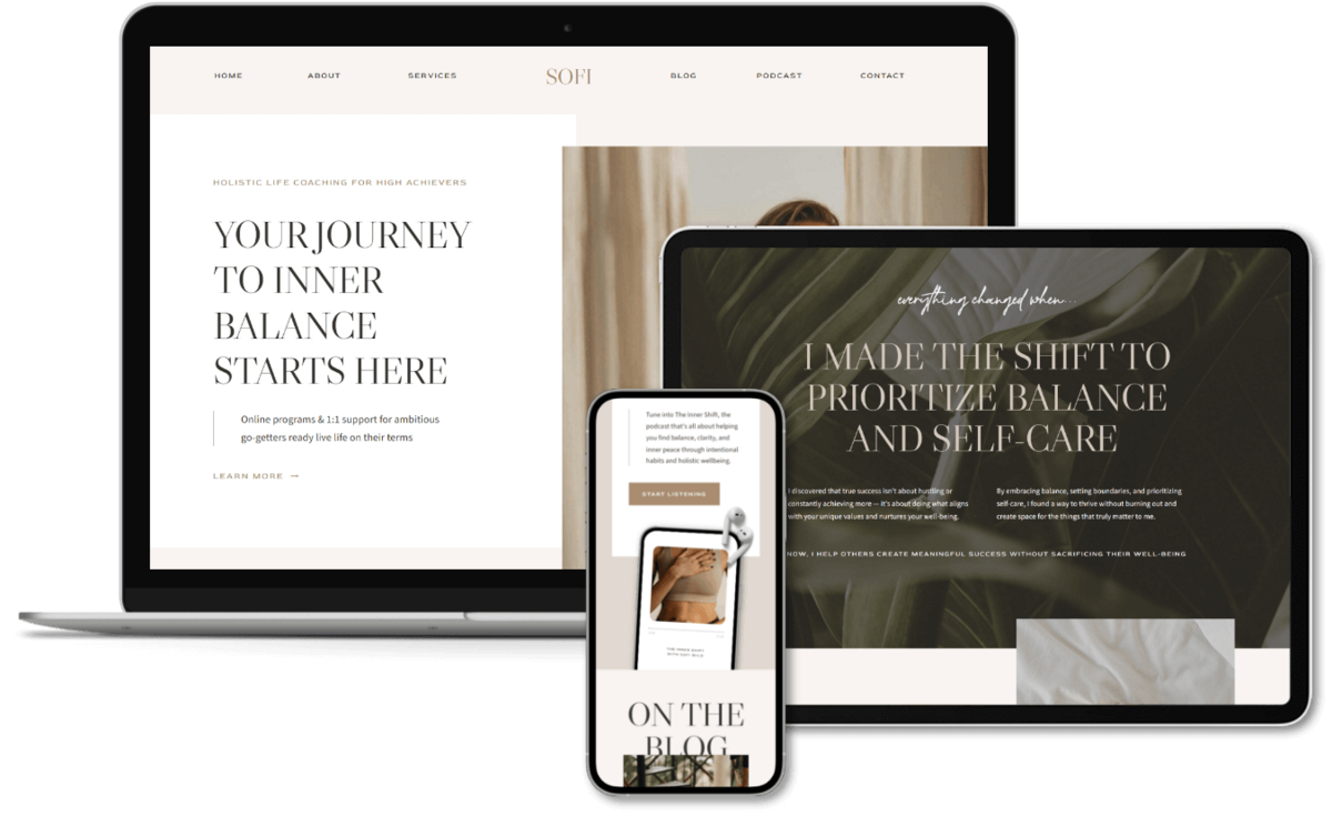 Wild-Kind-Showit-Website-Templates-for-Coaches-and-Creatives-Sofi-Tech-Mockup-Mixed