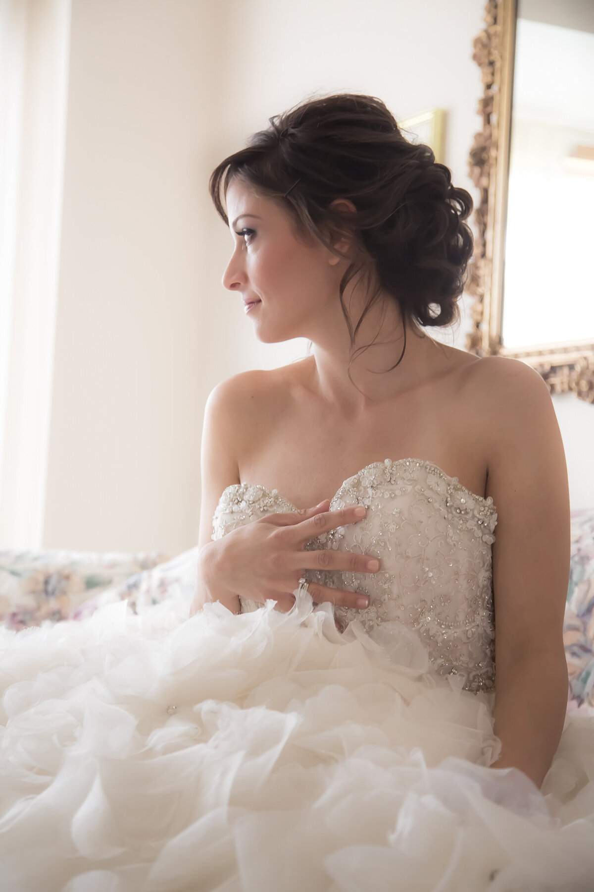 bride getting ready