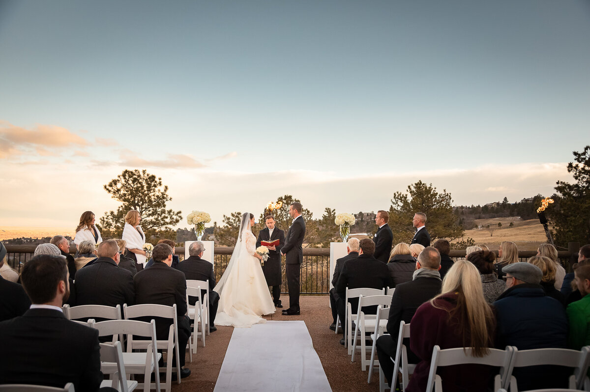 Wedding Ceremony at the Cheyenne Mountain Lodge Broadmoor
