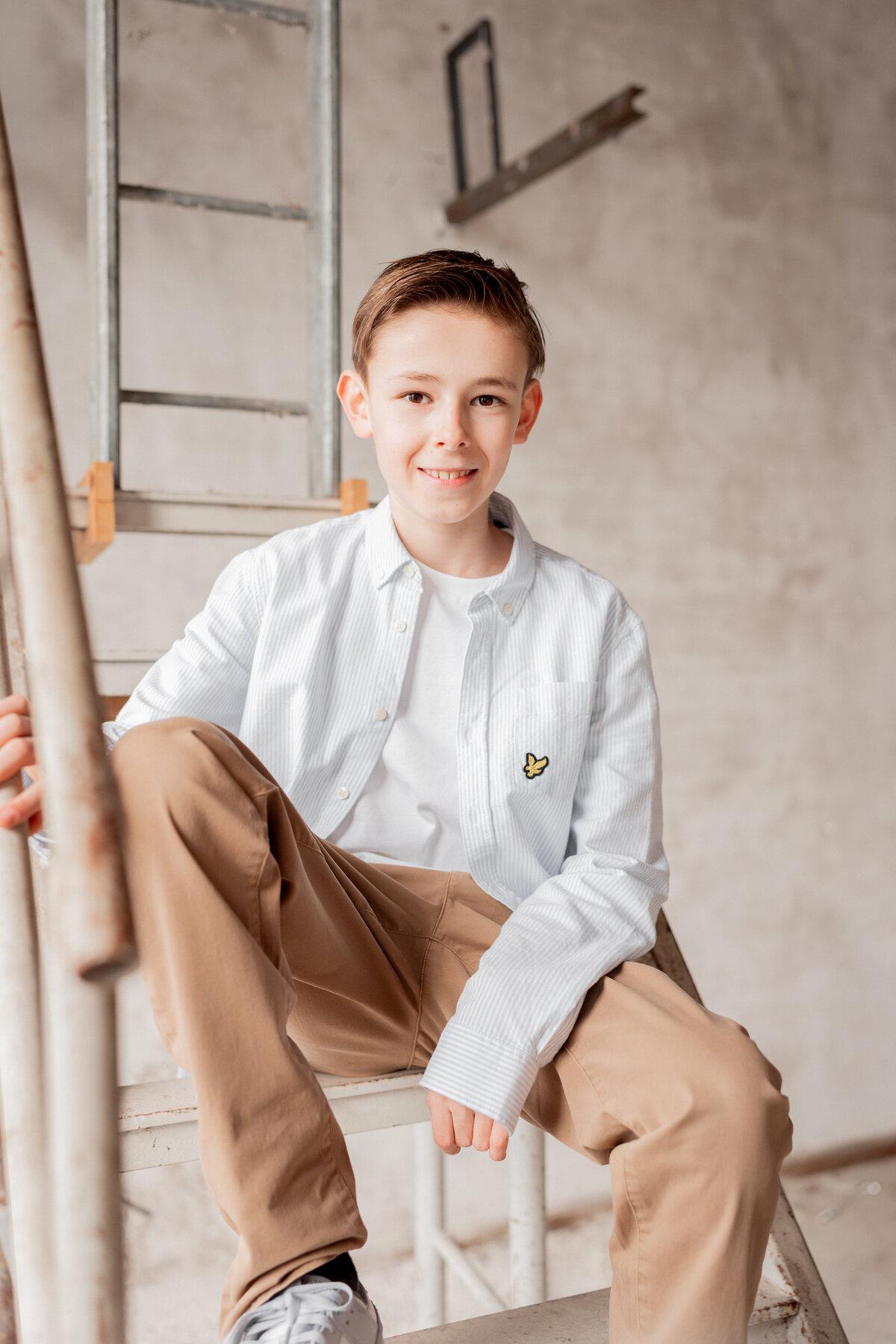 communiefotoshoot jongen