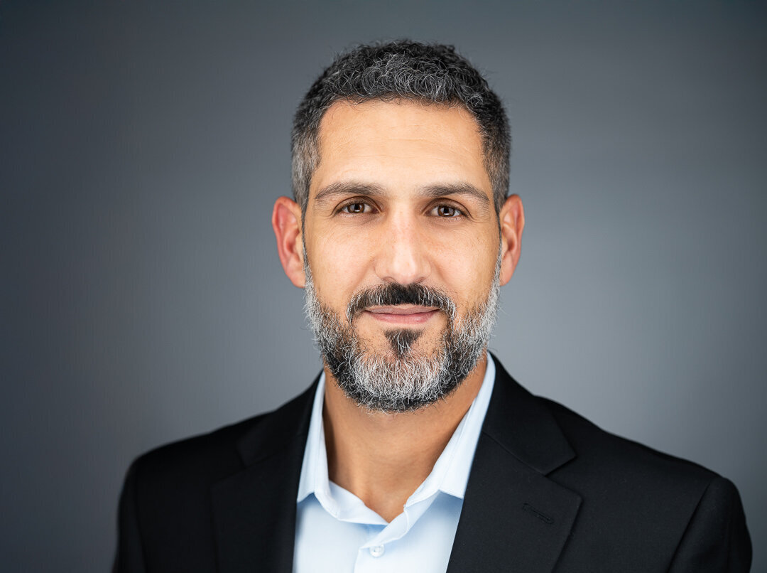 Professional headshot of a confident approachable businessman in New Jersey, photographed by Alex Kaplan Photo