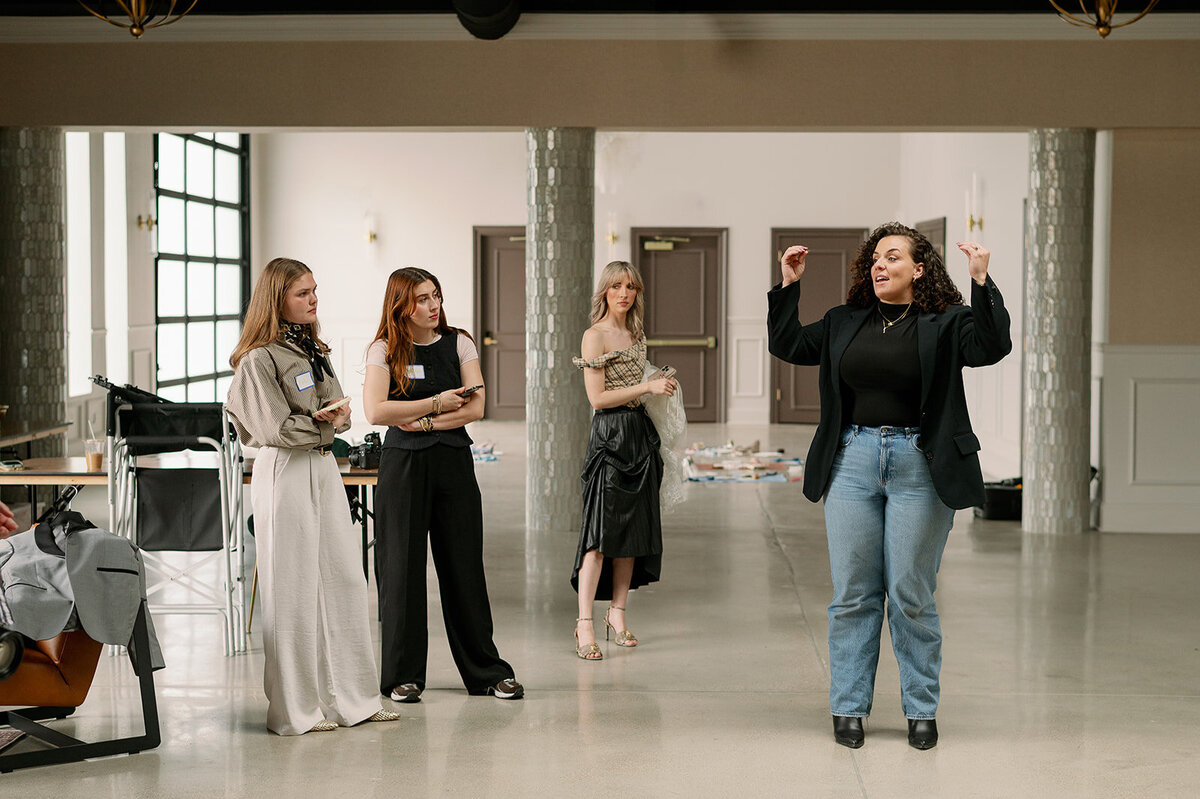 Chicago's top photographer hosting workshop at new blank slate perfect backdrop event and wedding venue