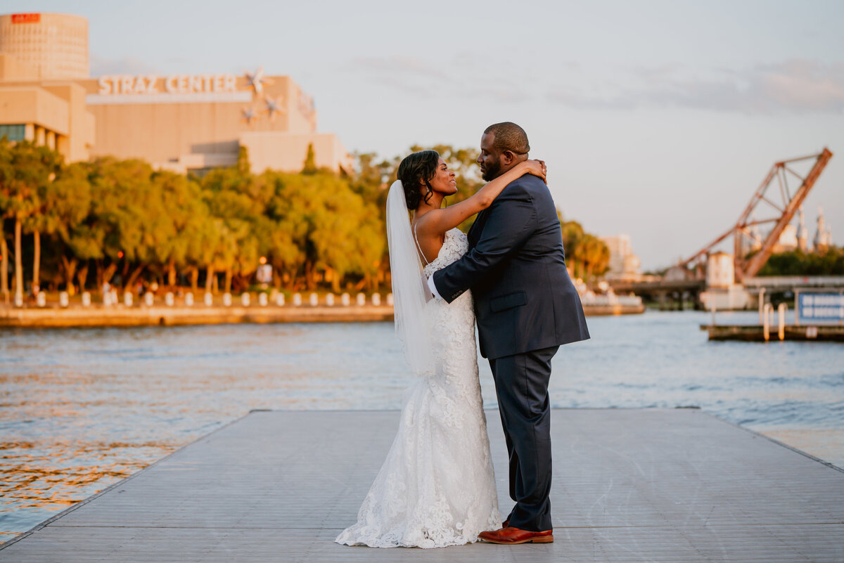 12 - Tampa River Center Wedding Bride & Groom - Tampa Bay Wedding Planner