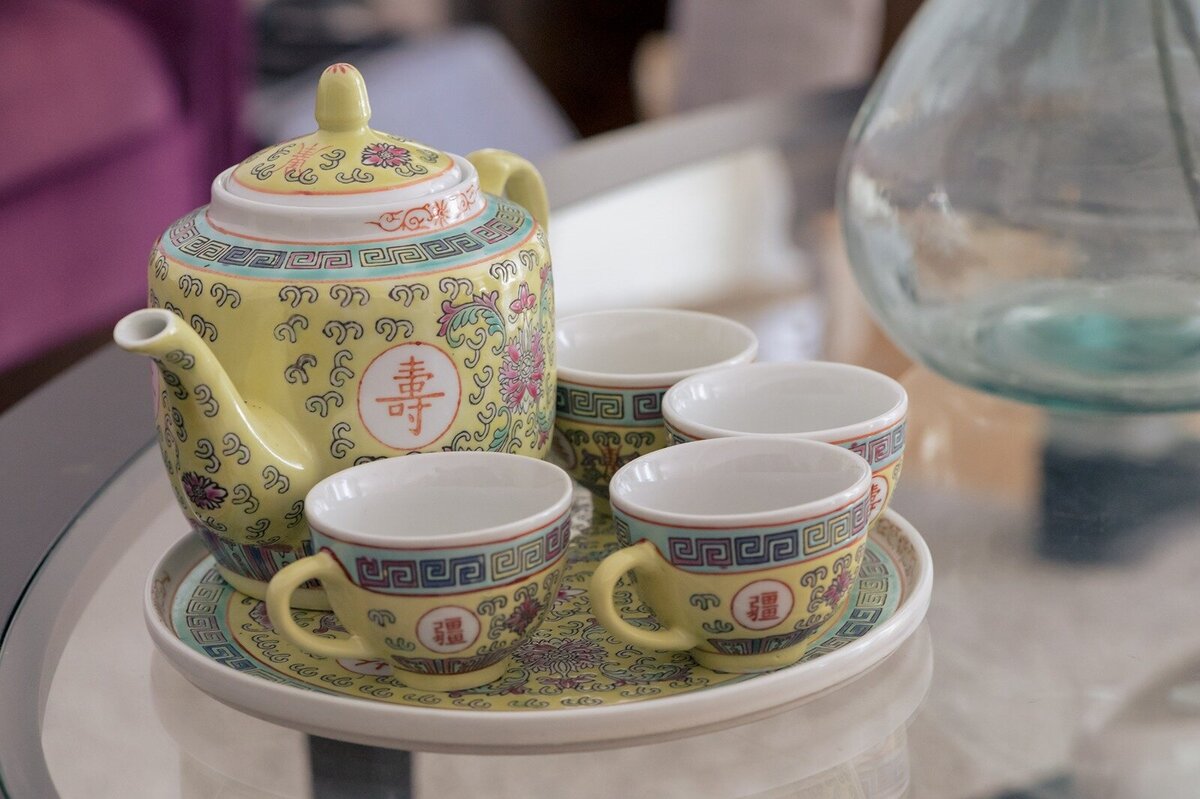 Indian - tea set