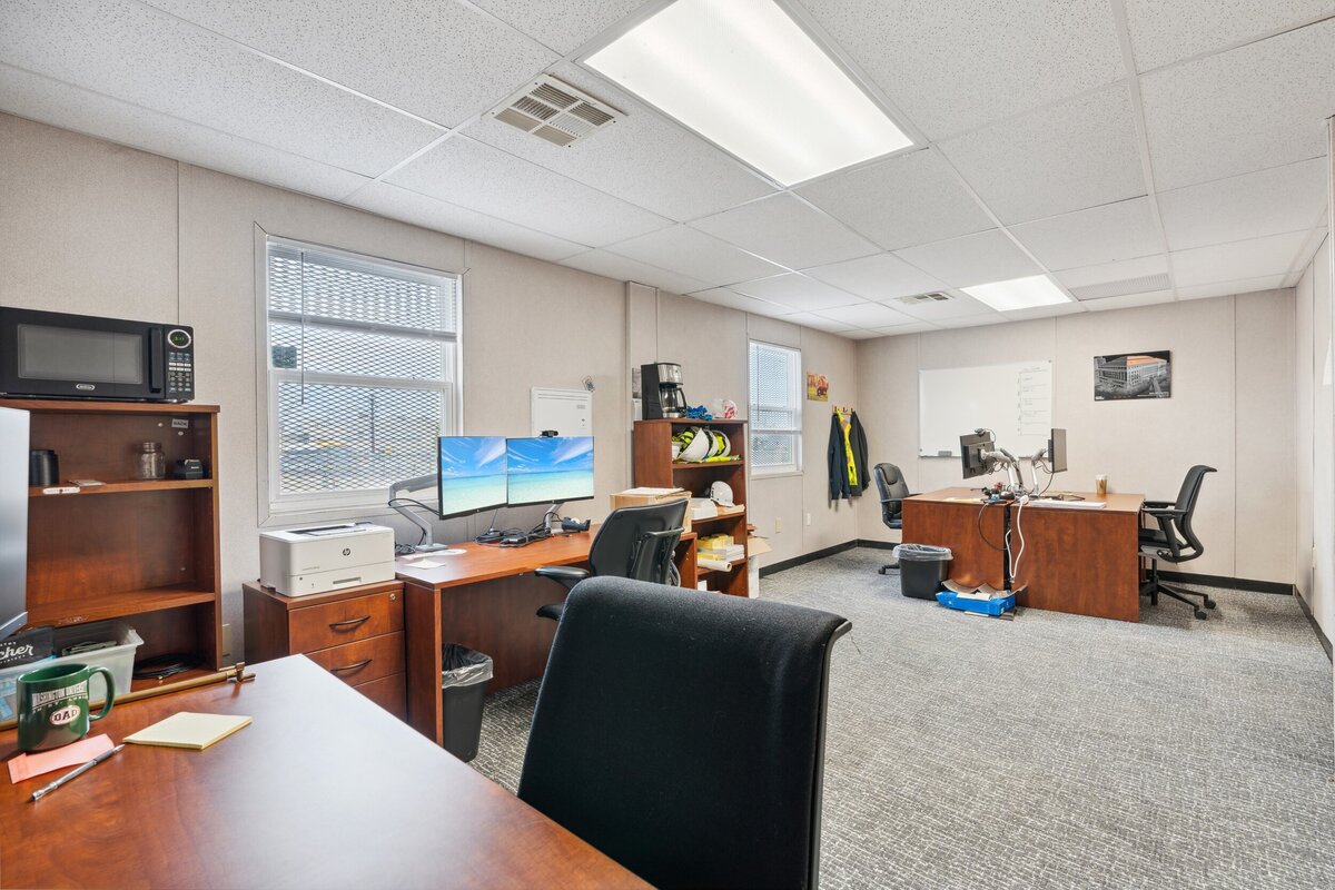 Temporary office for construction company