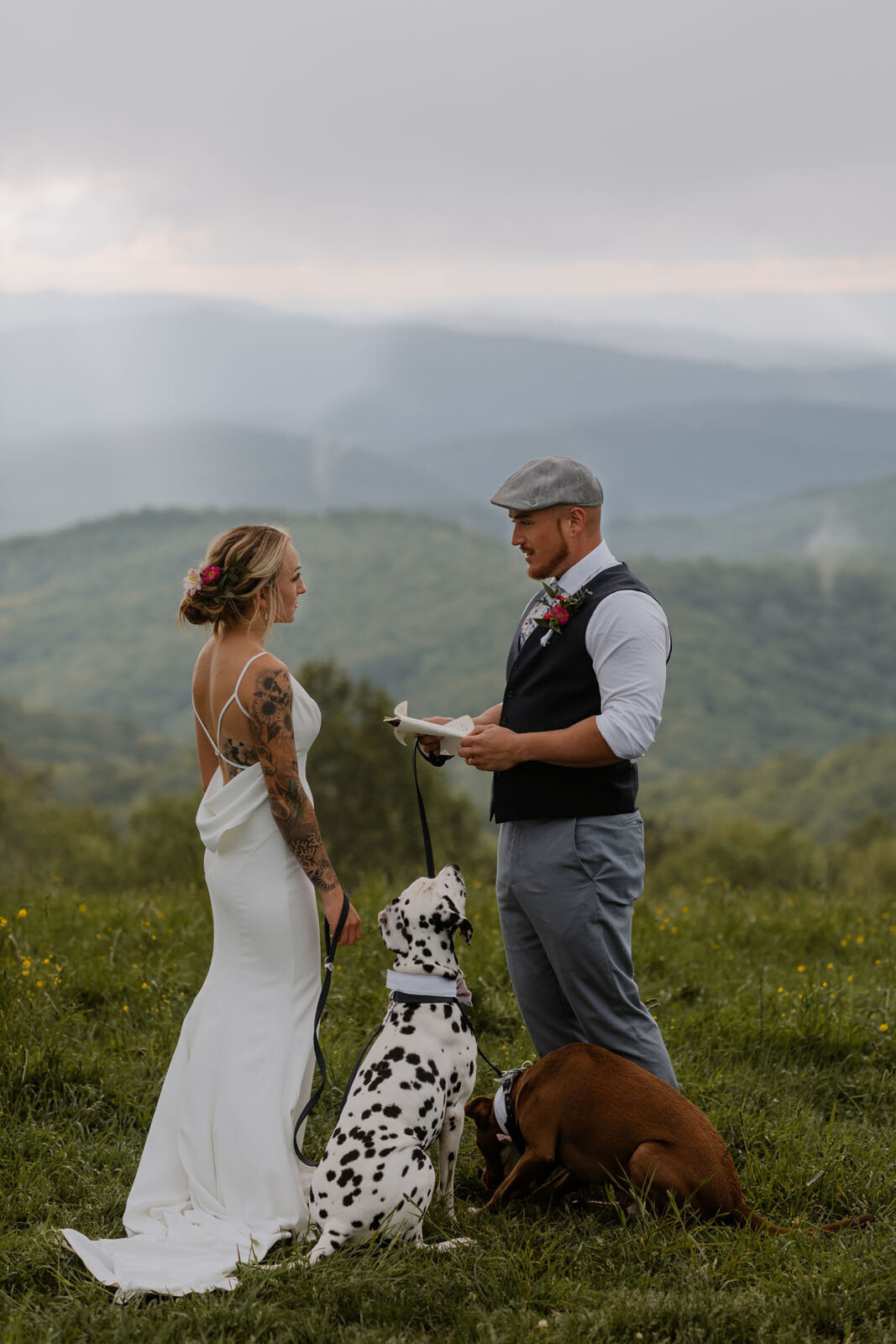 Asheville Elopement Photographer - Max Patch Elopement - Karen Norian Photography-Sarah and Patrick-7397