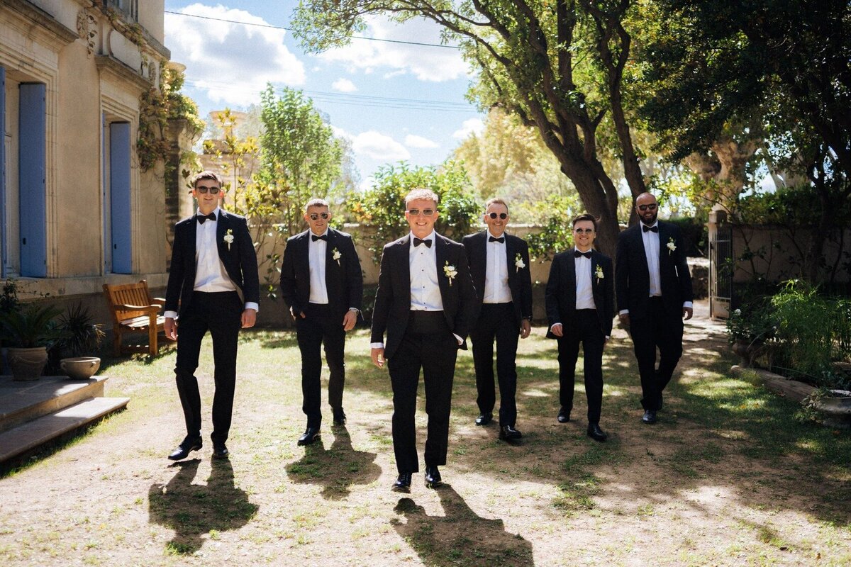 groom-with-groomsmen-french-chateau-gardens2