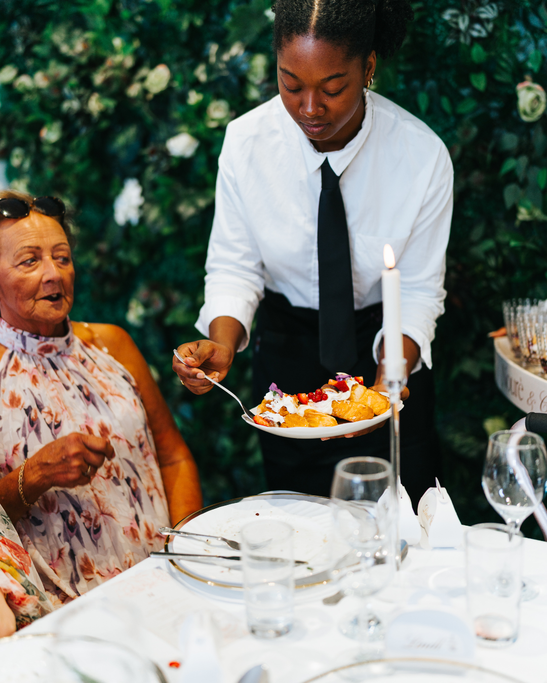 Event food styling and catering setup in London by Nouré & Co