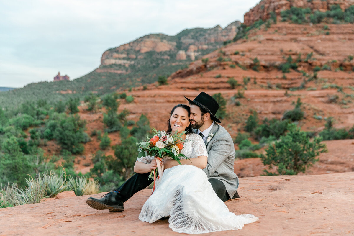 Karlie Colleen Photography - Sedona Arizona Elopement Wedding - Sara & Alfredo-313