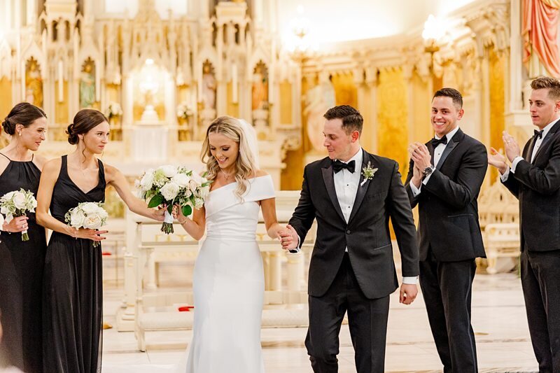 Wedding Ceremony at St. Mary’s in Evansville126