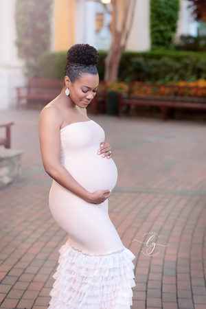 White maternity Dress in NC
