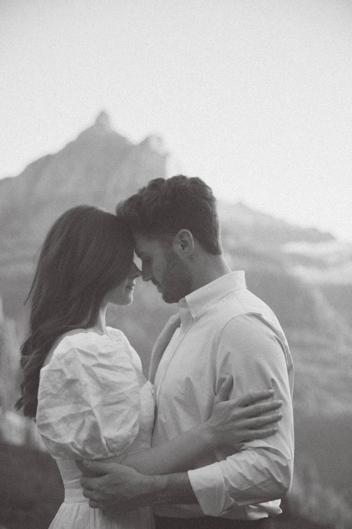 glacier national park engagement photos
