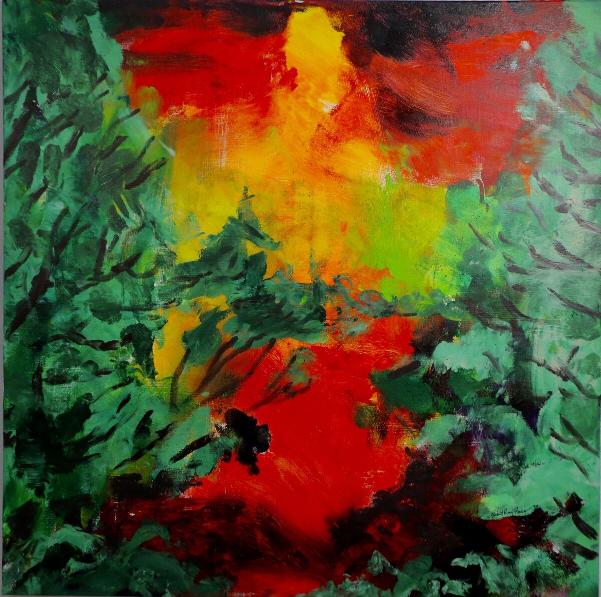 Brent Ray Fraser Abstract Penis Painting - 08