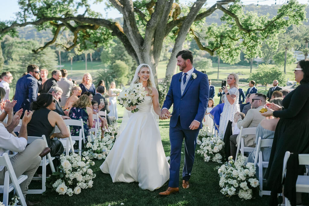 ball gown wedding dress, white and blush arrangement, wedding flowers 