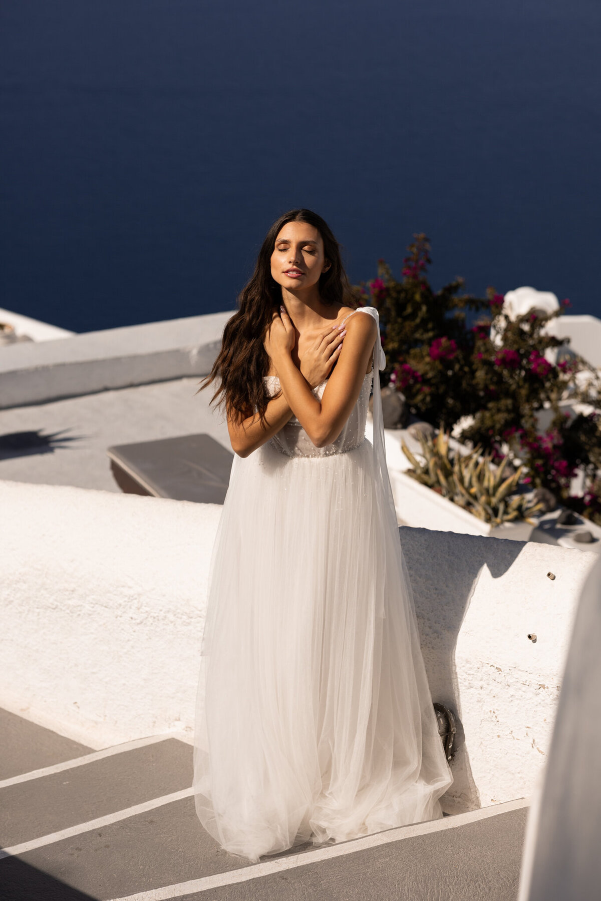 Santorini Bridal Portraits